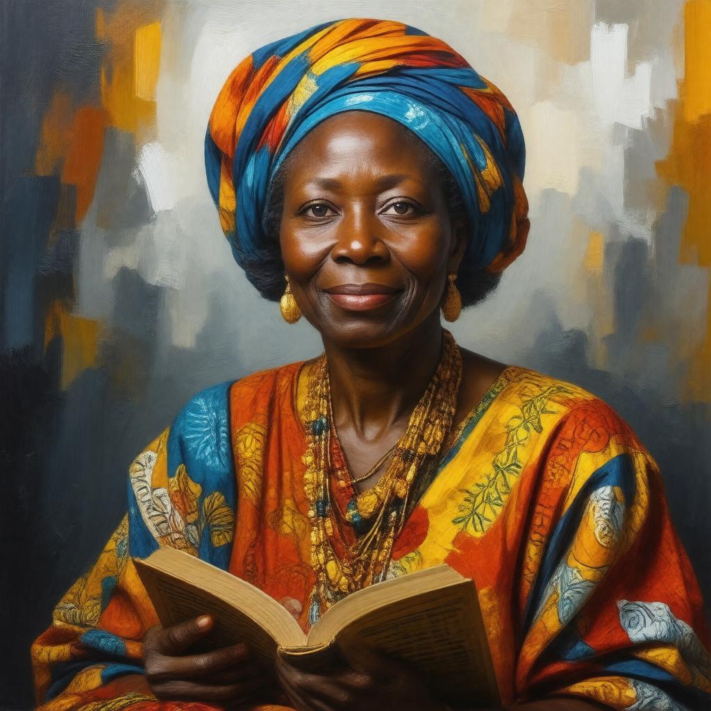 AI-created image of Aminata Sow Fall