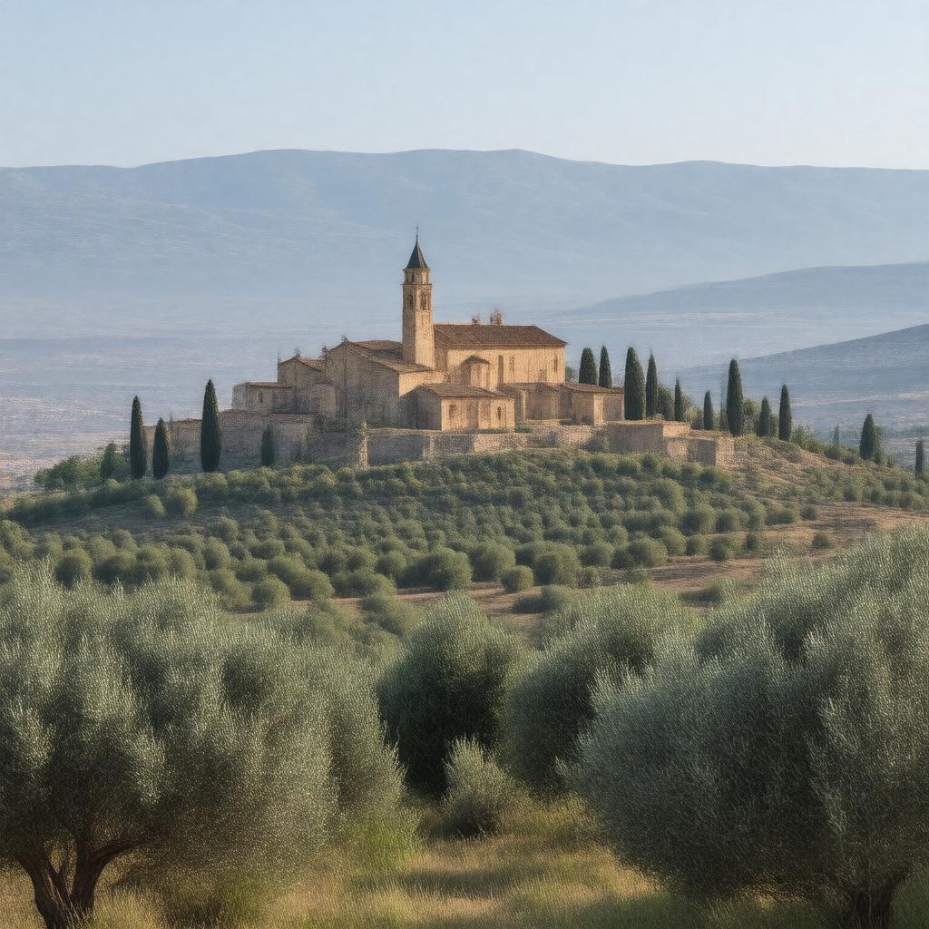 AI-created image of Amioun, Lebanon