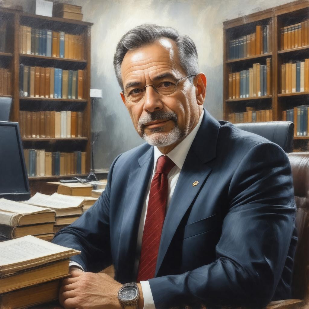 AI-created image of Amir Pnueli