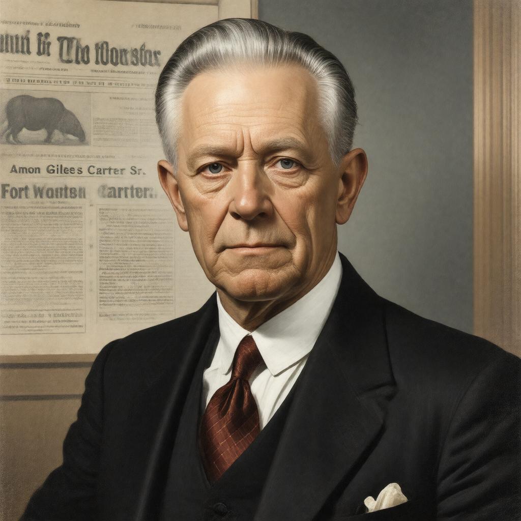 AI-created image of Amon Carter