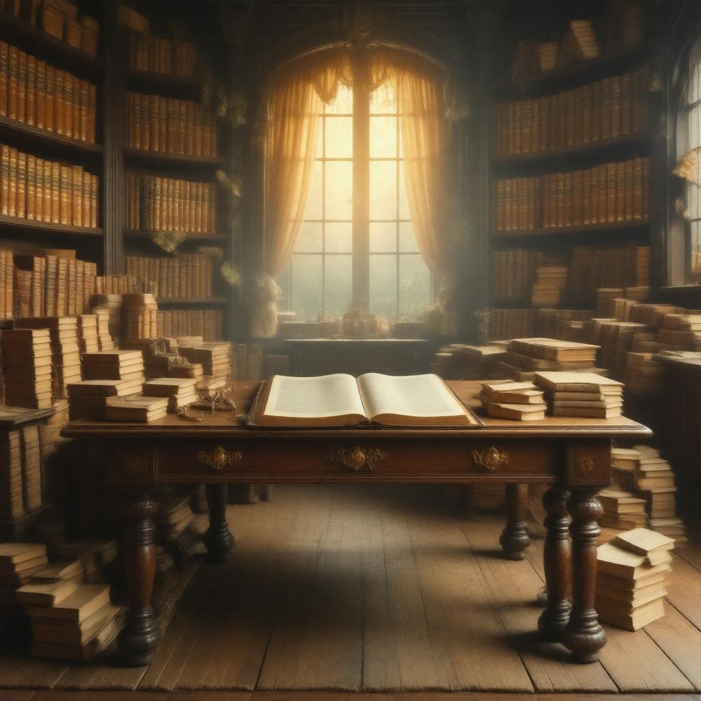 AI-created image of Among My Books, Second Series