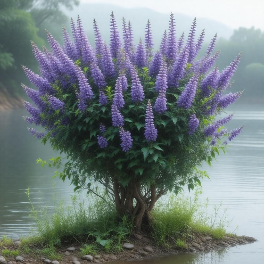 AI-created image of Amorpha fruticosa