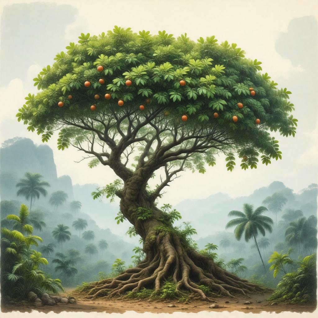 AI-created image of Ampelocera