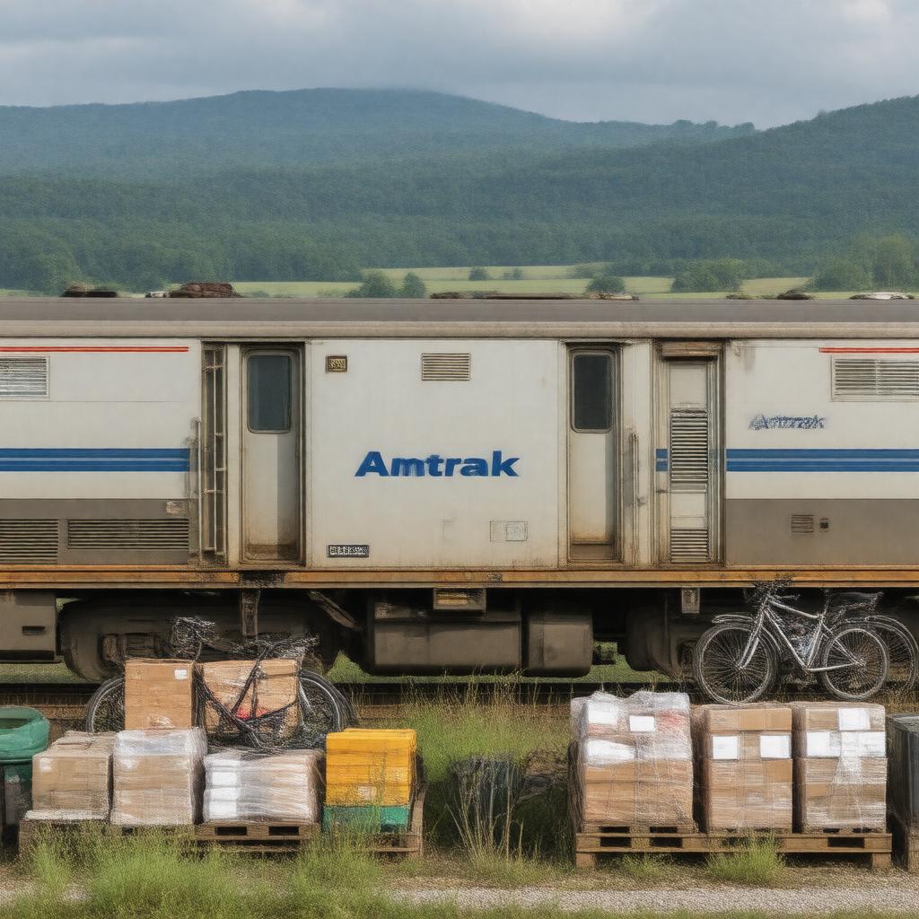 Click to view larger image AI-created image of Amtrak Express