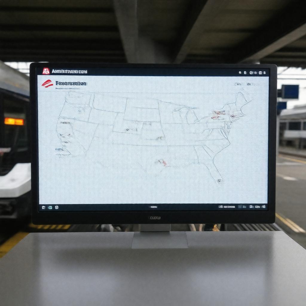 Click to view larger image AI-created image of Amtrak Reservation System