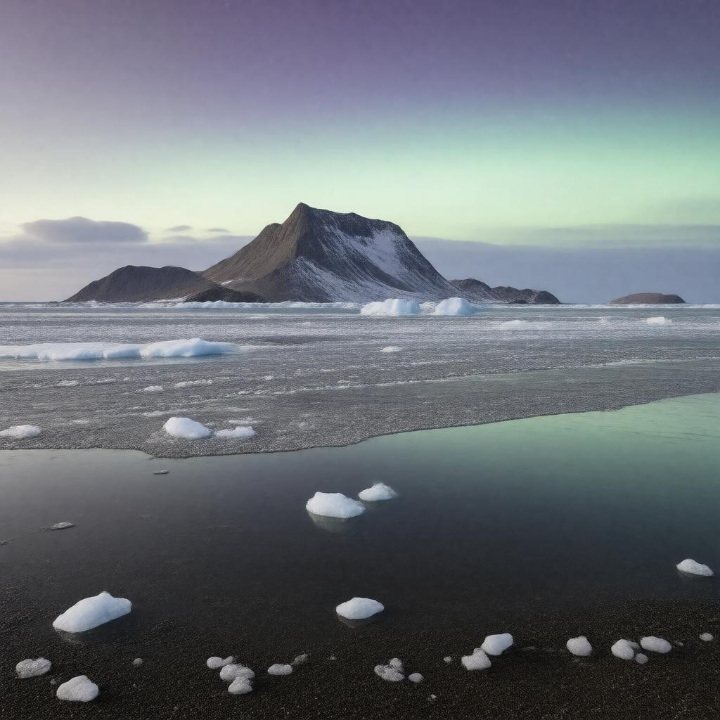 AI-created image of Amund Ringnes Island