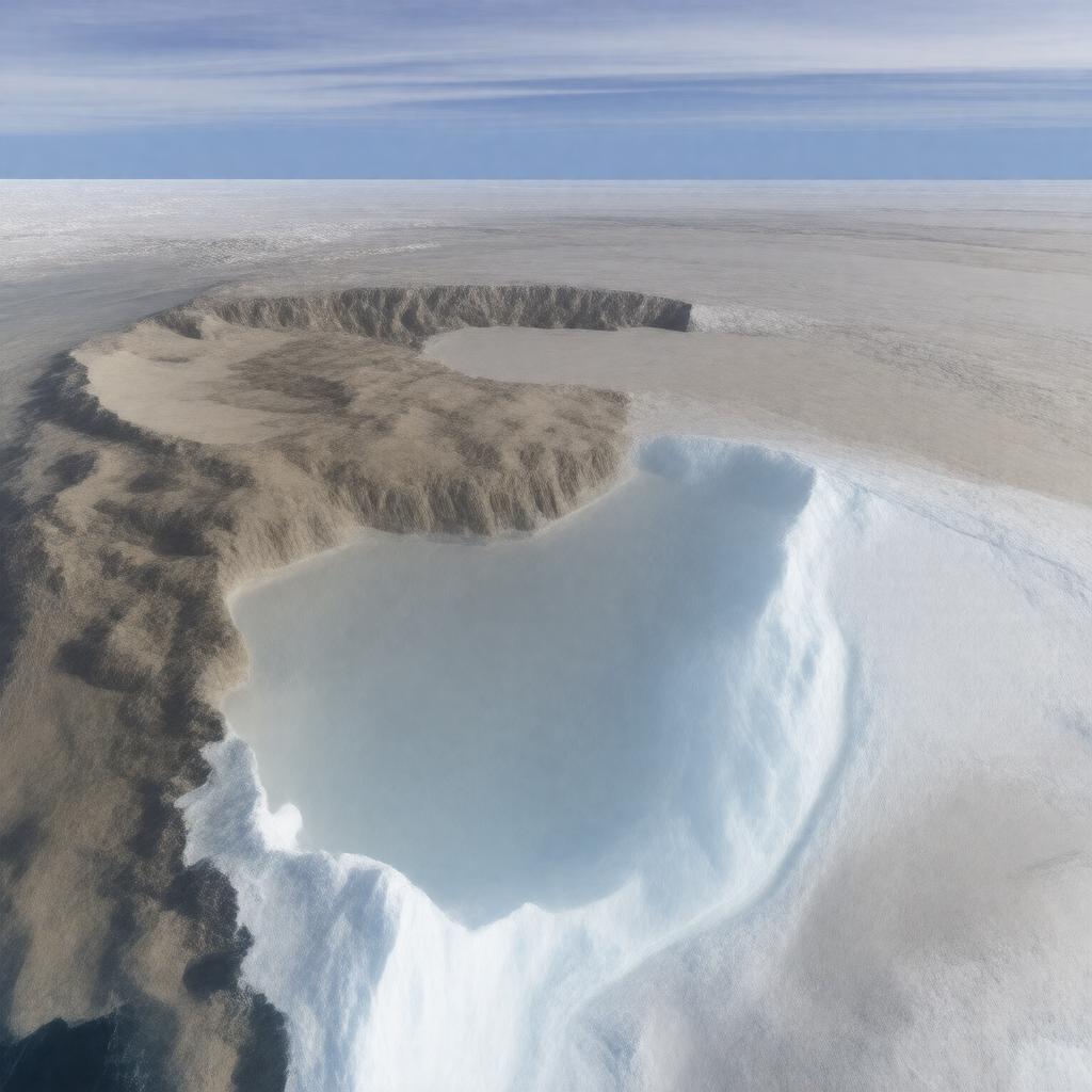 Click to view larger image AI-created image of Amundsen Sea