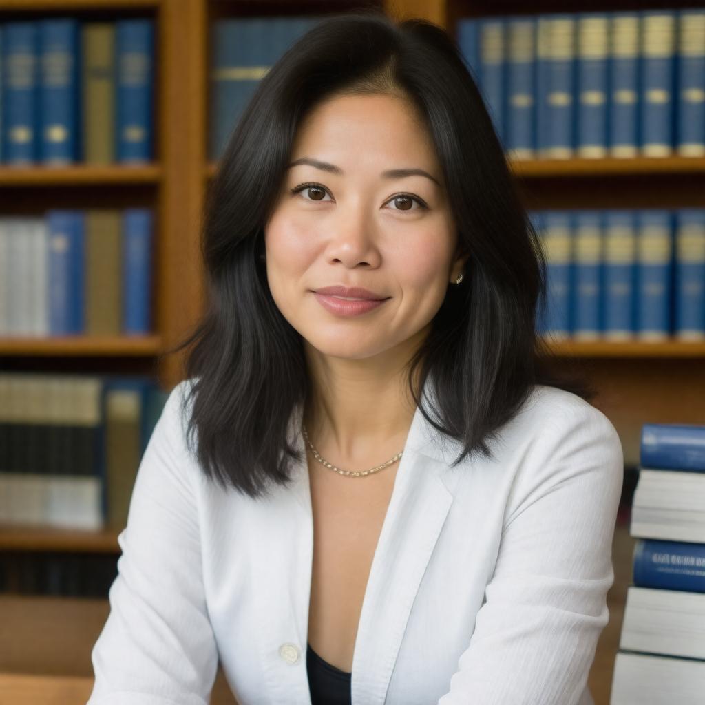 AI-created image of Amy Chua