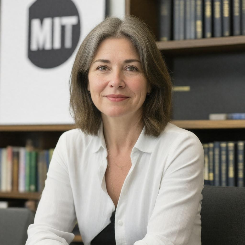 Click to view larger image AI-created image of Amy Finkelstein