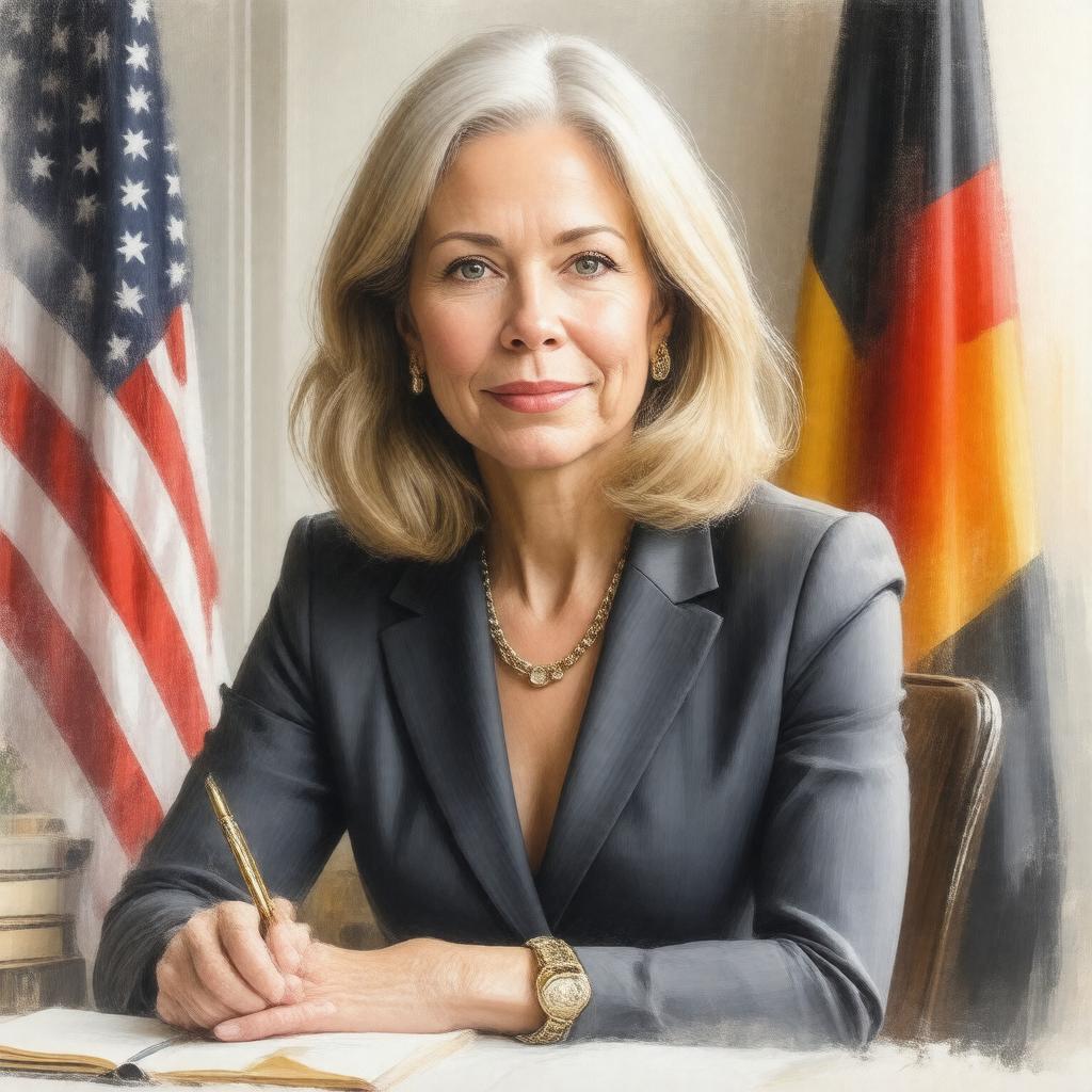 AI-created image of Amy Gutmann