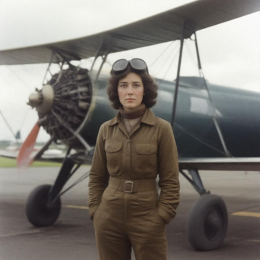 AI-created image of Amy Johnson