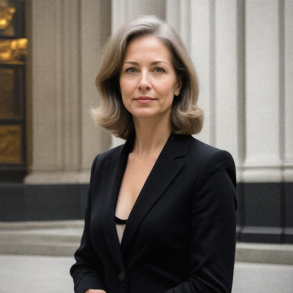 AI-created image of Amy Kapczynski