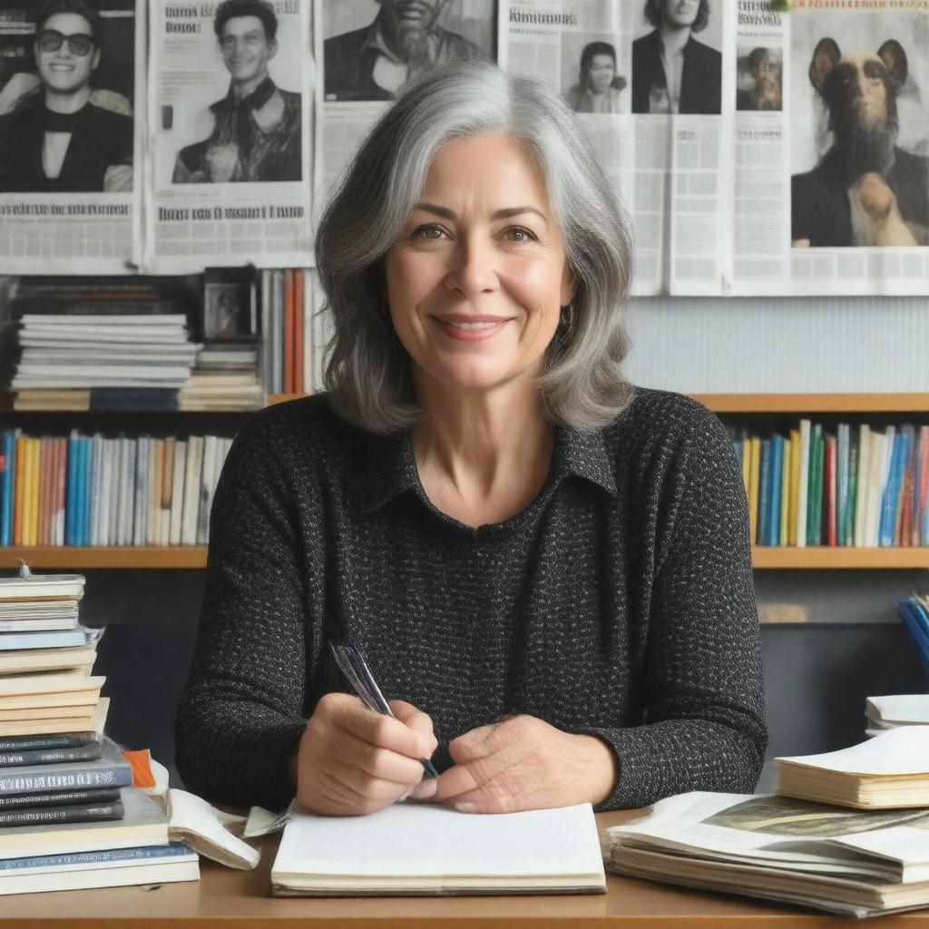 AI-created image of Amy Scattergood