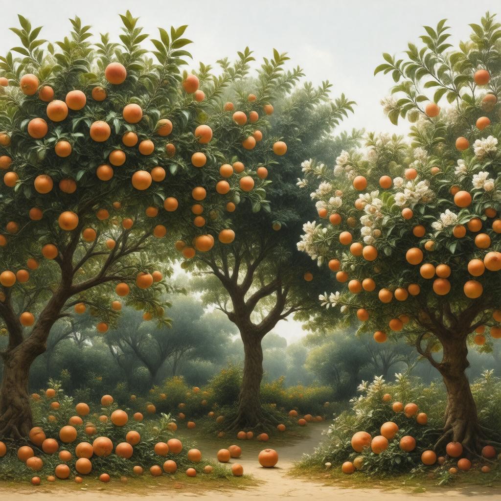 AI-created image of Amygdaloideae