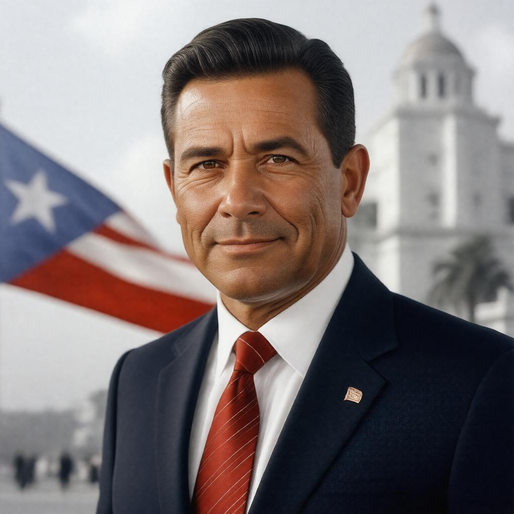 AI-created image of Aníbal Acevedo Vilá