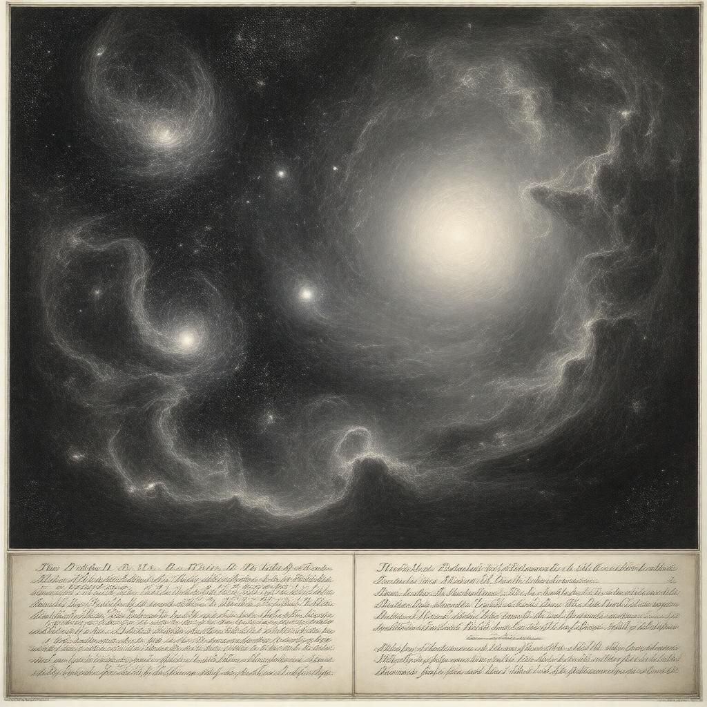 Click to view larger image AI-created image of An Account of Several Nebulae or Lucid Spots