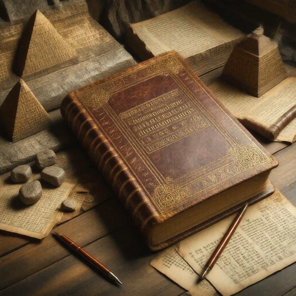 AI-created image of An Account of Some Recent Discoveries in Hieroglyphical Literature and Egyptian Antiquities