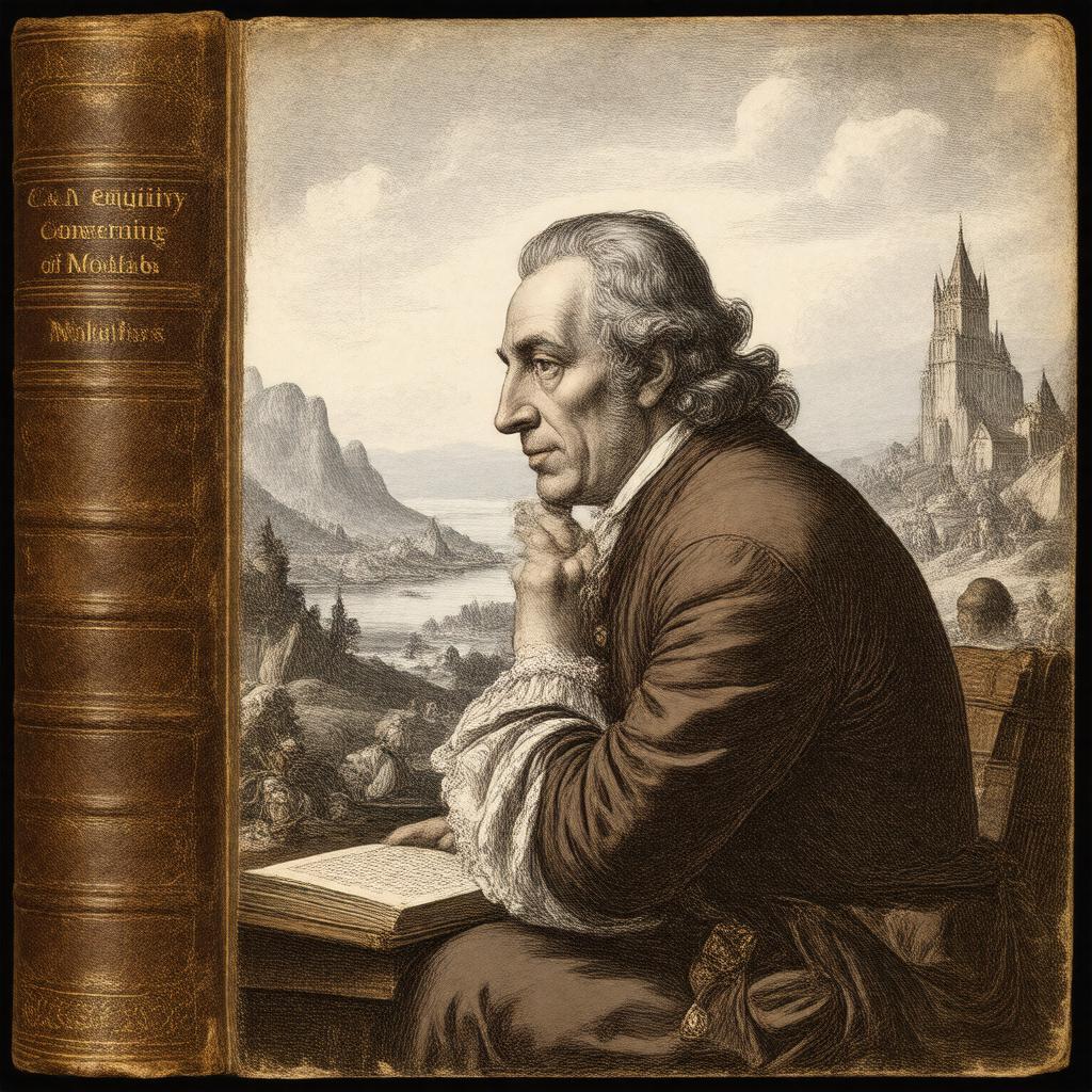 AI-created image of An Enquiry Concerning the Principles of Morals