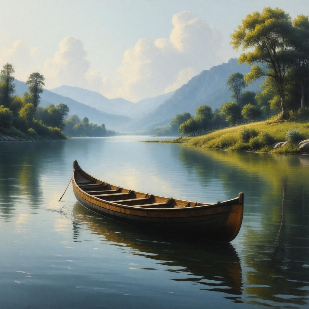 AI-created image of An Inland Voyage