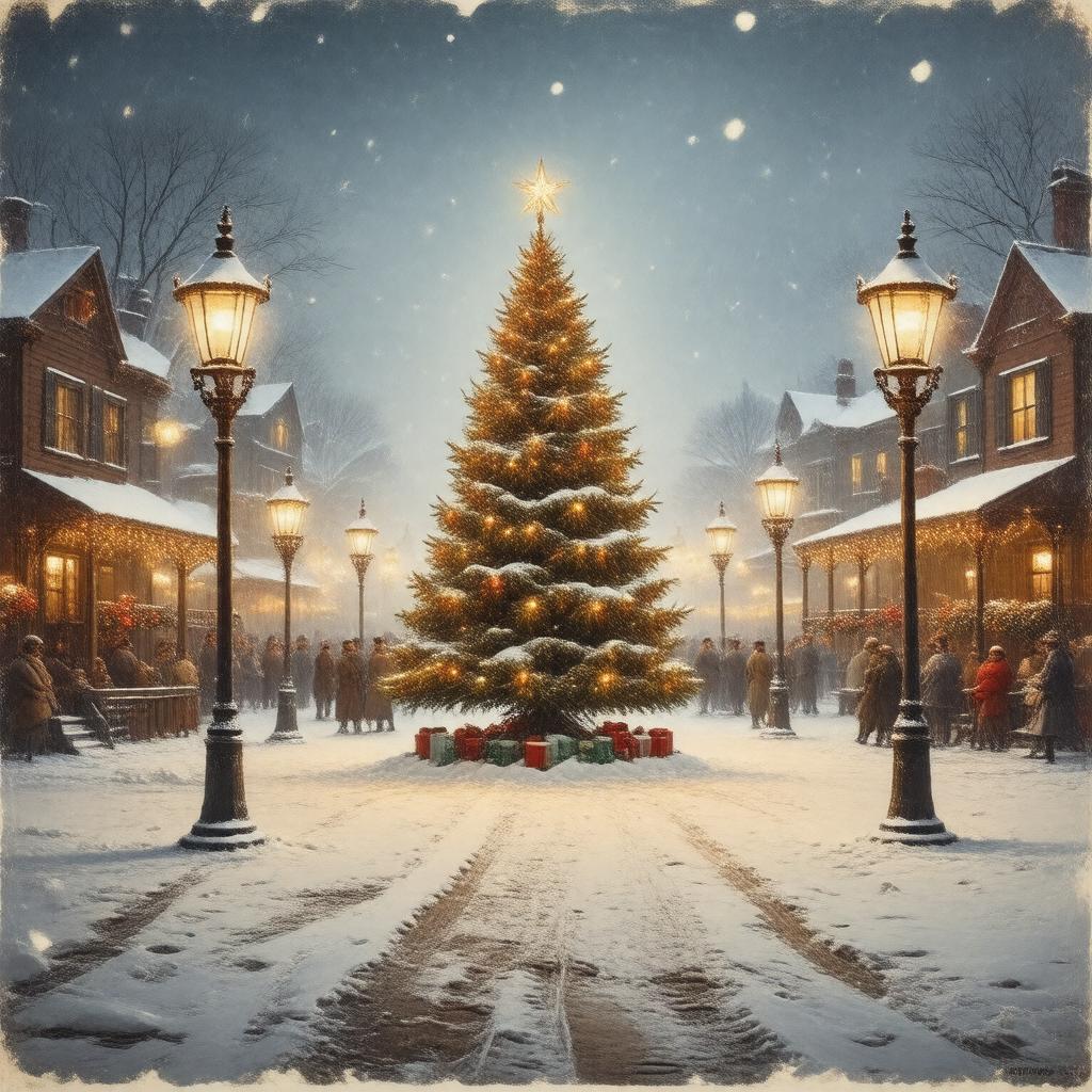 AI-created image of An Old Time Christmas
