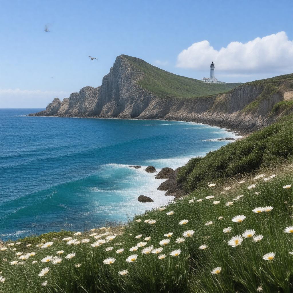 AI-created image of Anacapa Island