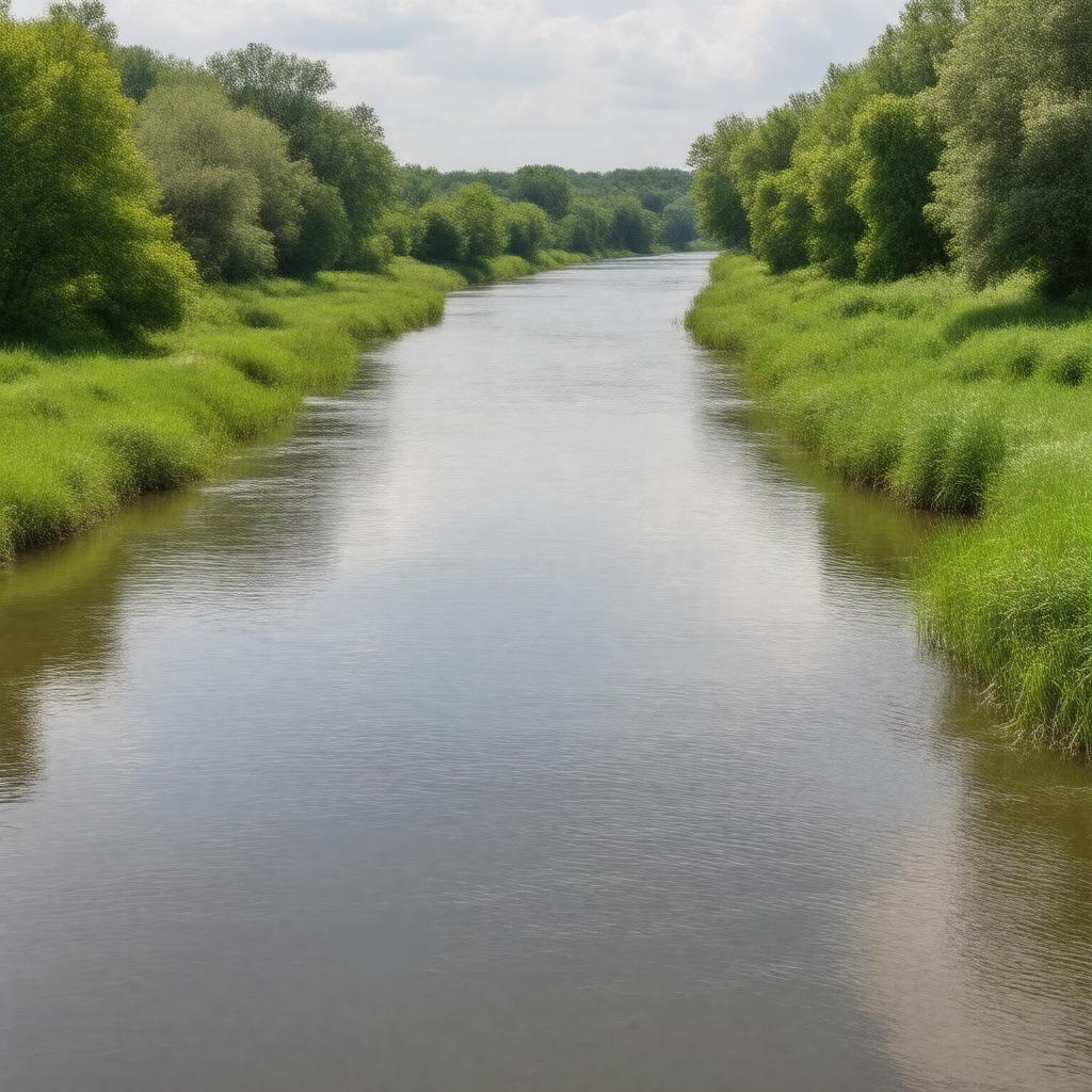 AI-created image of Anacostia River