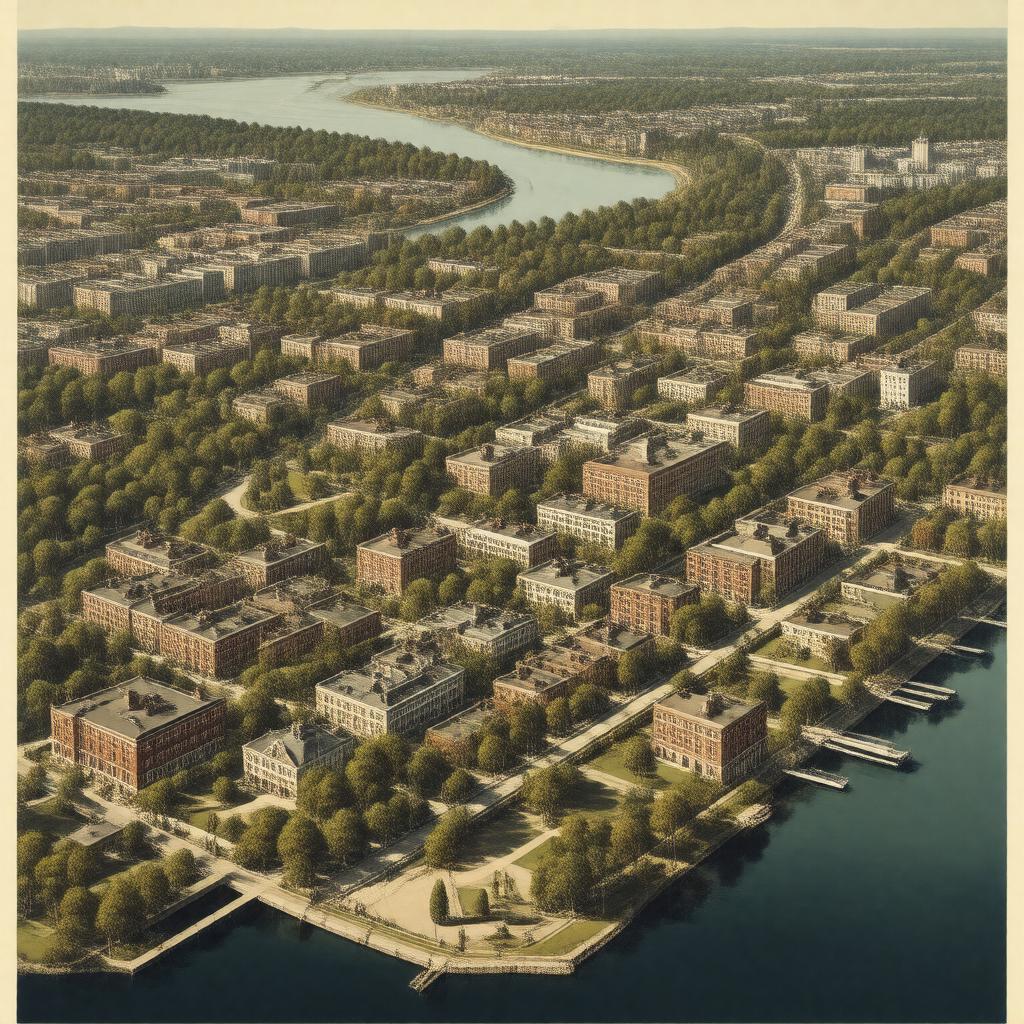 AI-created image of Anacostia neighborhood