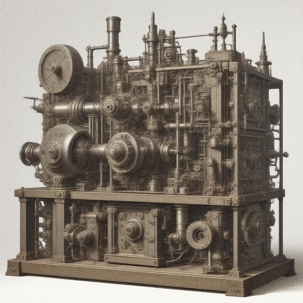 AI-created image of Analytical Engine