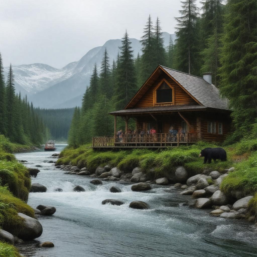 Click to view larger image AI-created image of Anan Wildlife Observatory