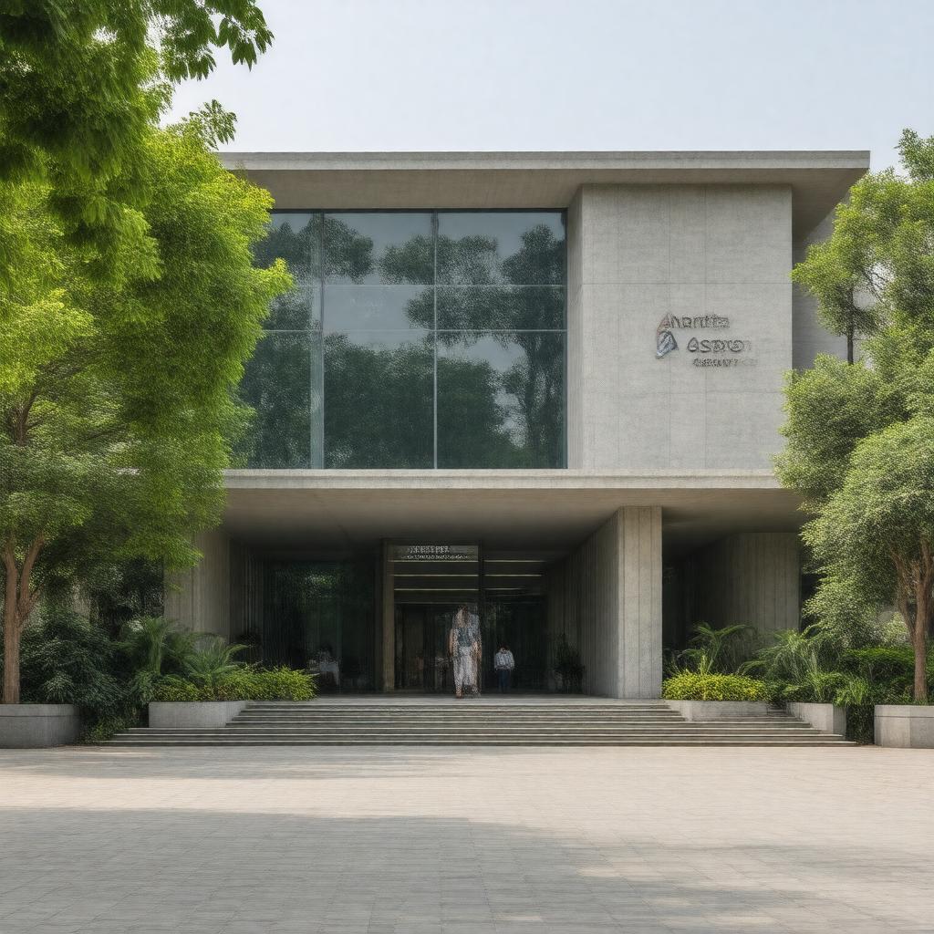 Click to view larger image AI-created image of Ananta Aspen Centre