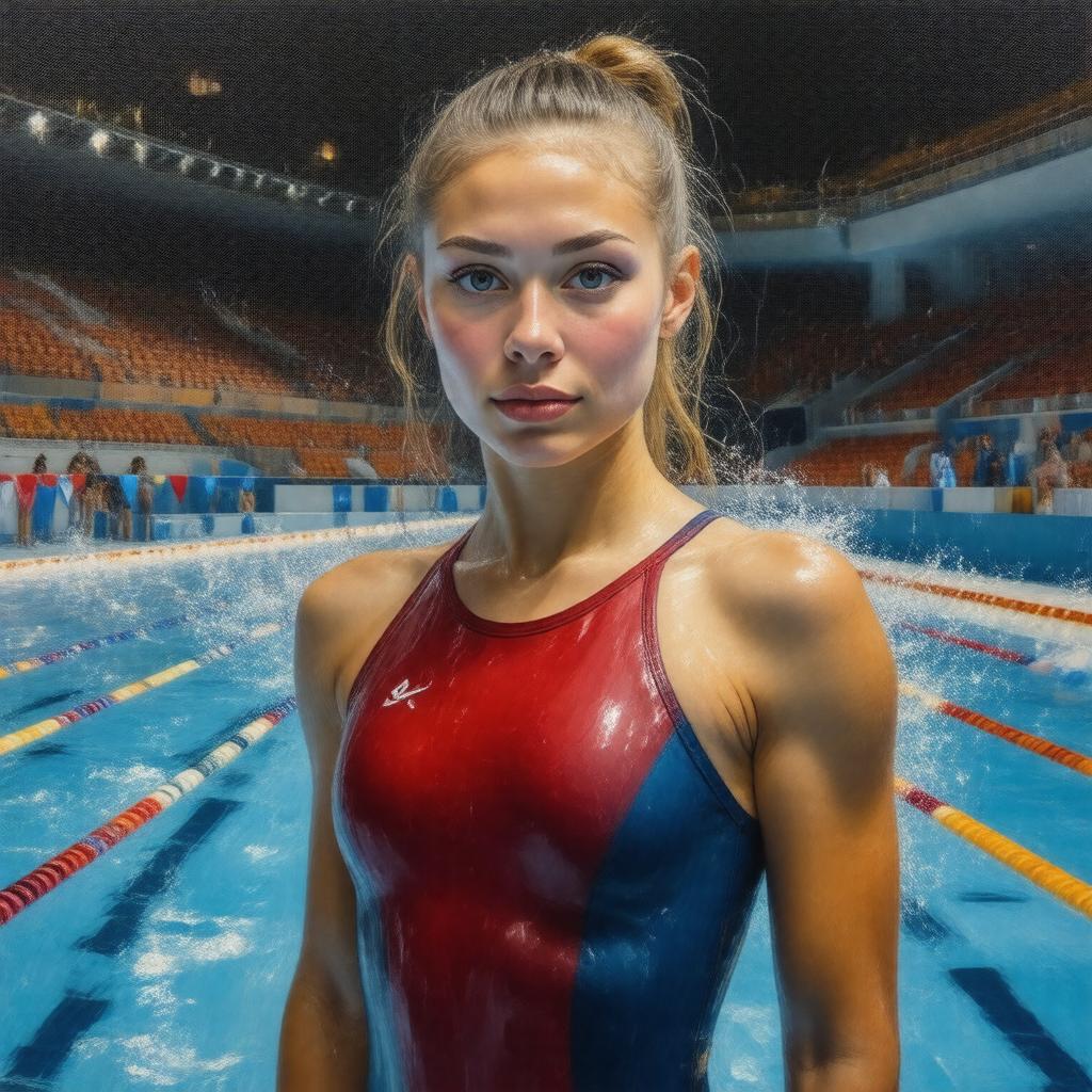 AI-created image of Anastasia Davydova