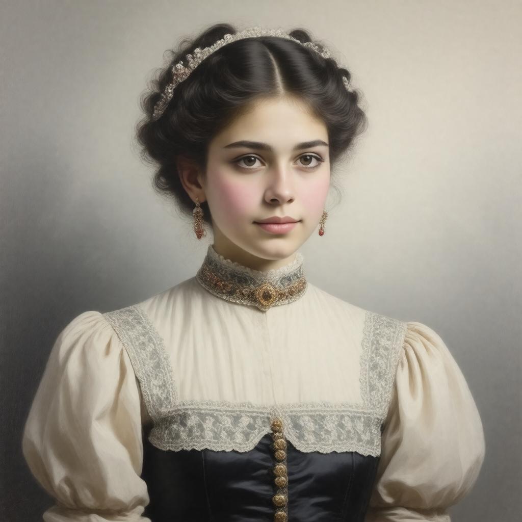 AI-created image of Anastasia Nikolaevna of Russia