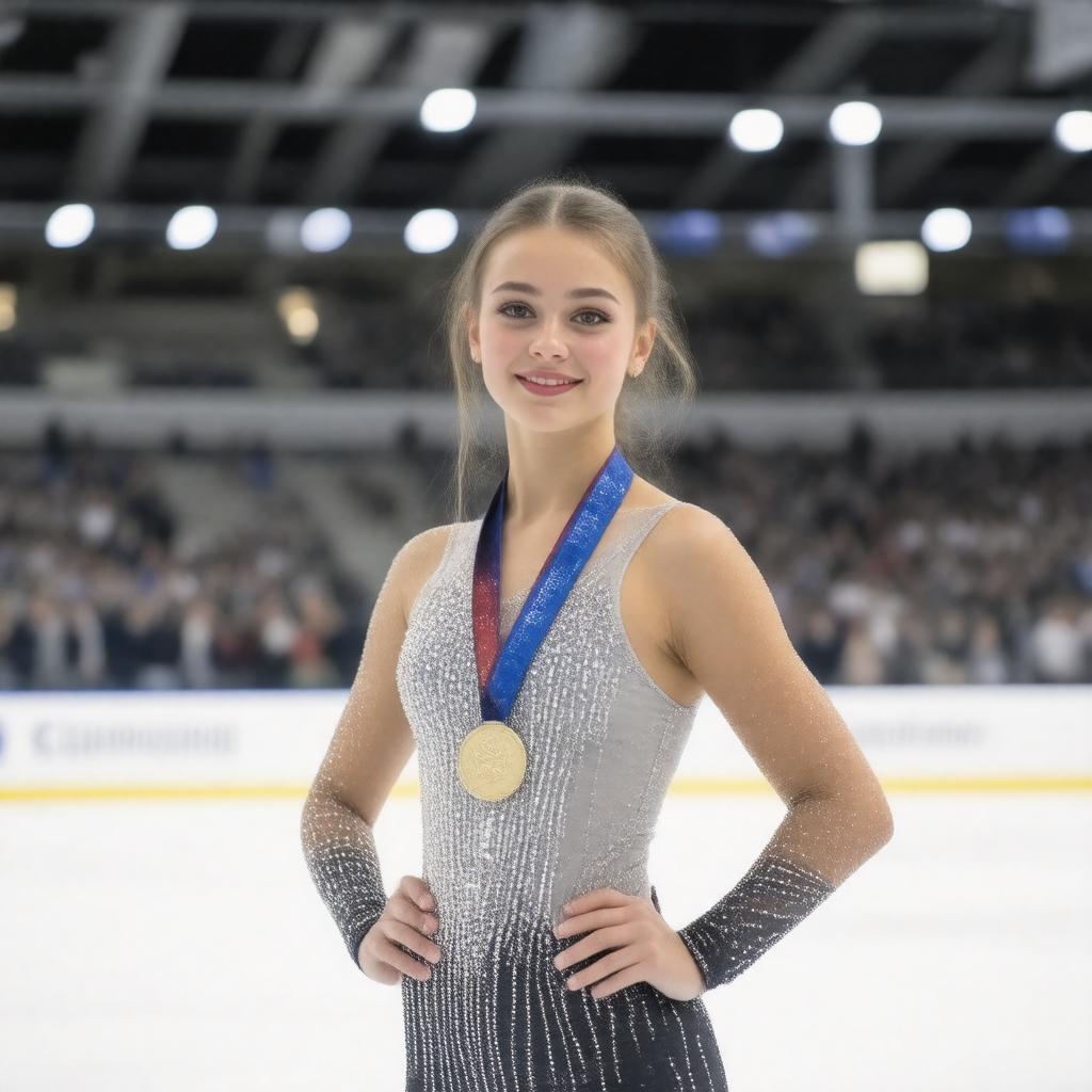 AI-created image of Anastasiia Gubanova