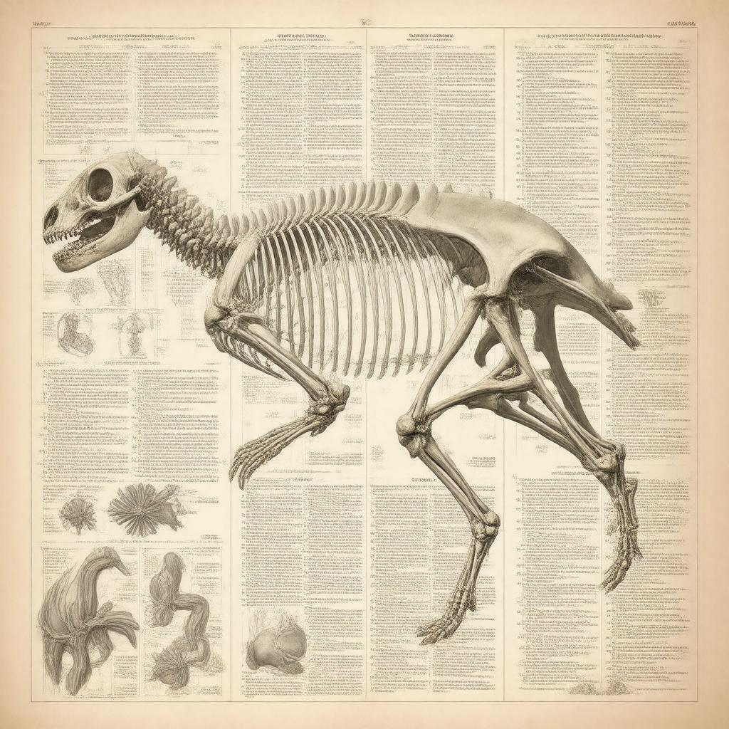 AI-created image of Anatomy of Vertebrates