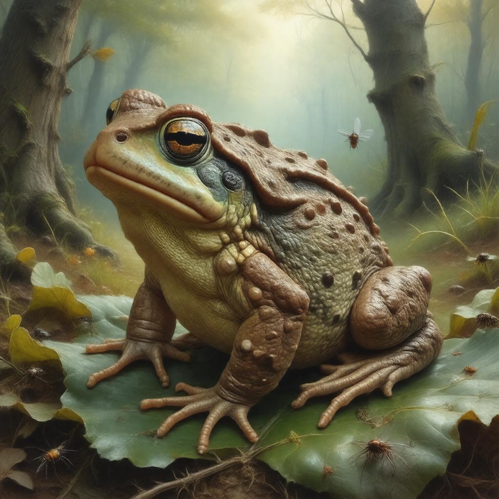AI-created image of Anaxyrus americanus