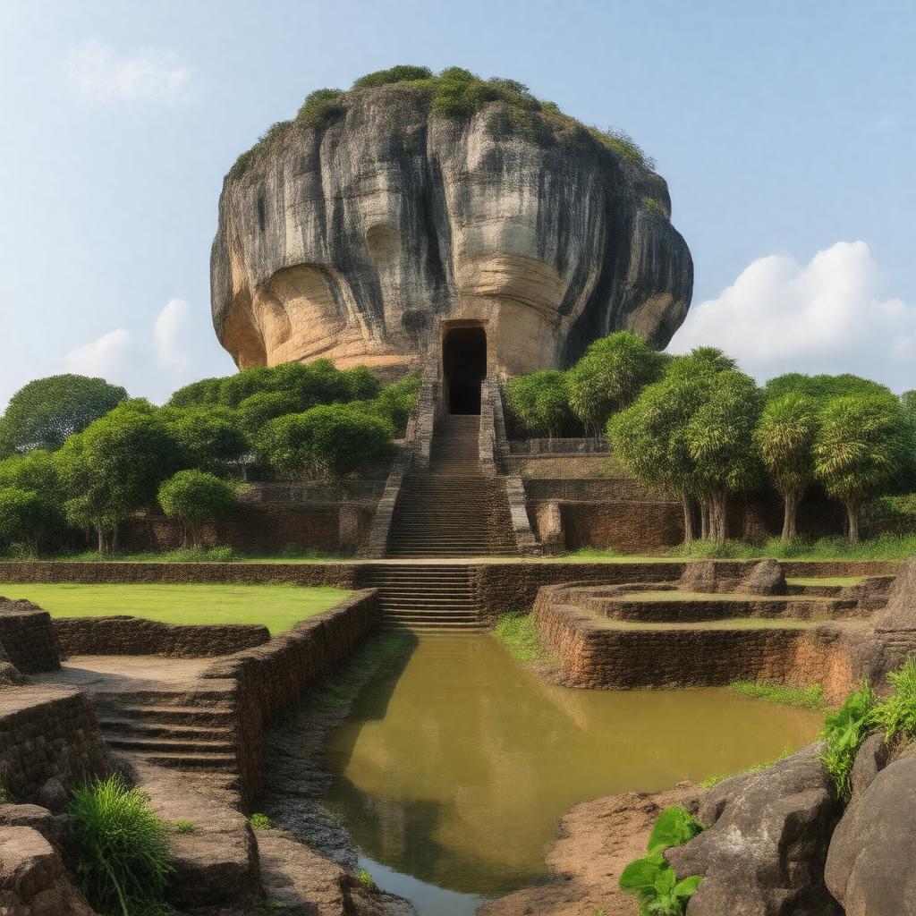 AI-created image of Ancient City of Sigiriya