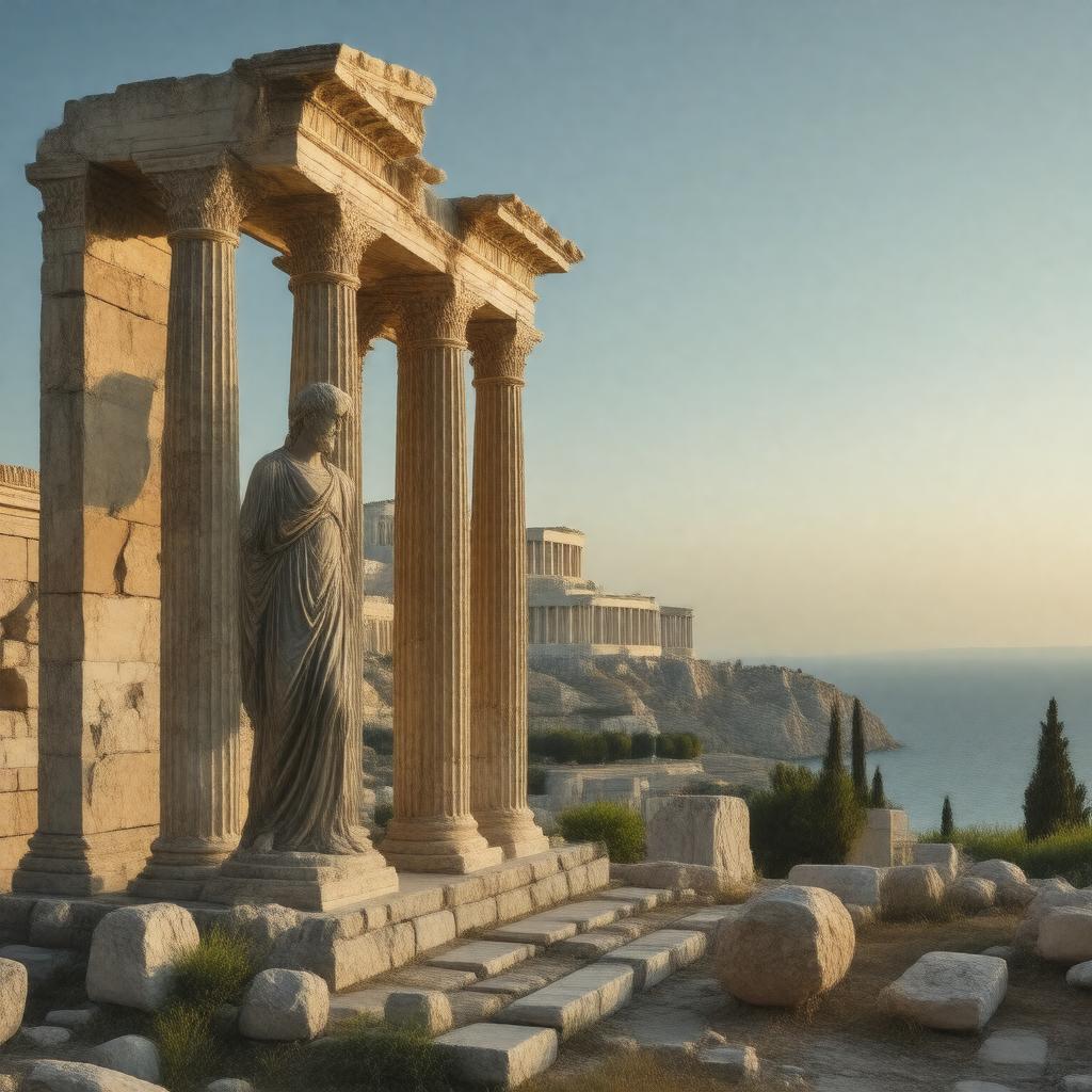 AI-created image of Ancient Greek