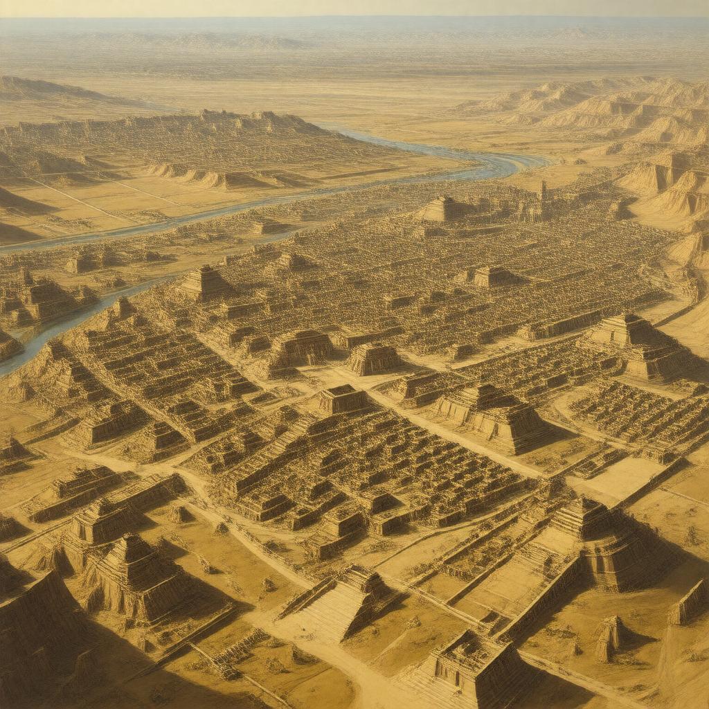 AI-created image of Ancient Near East