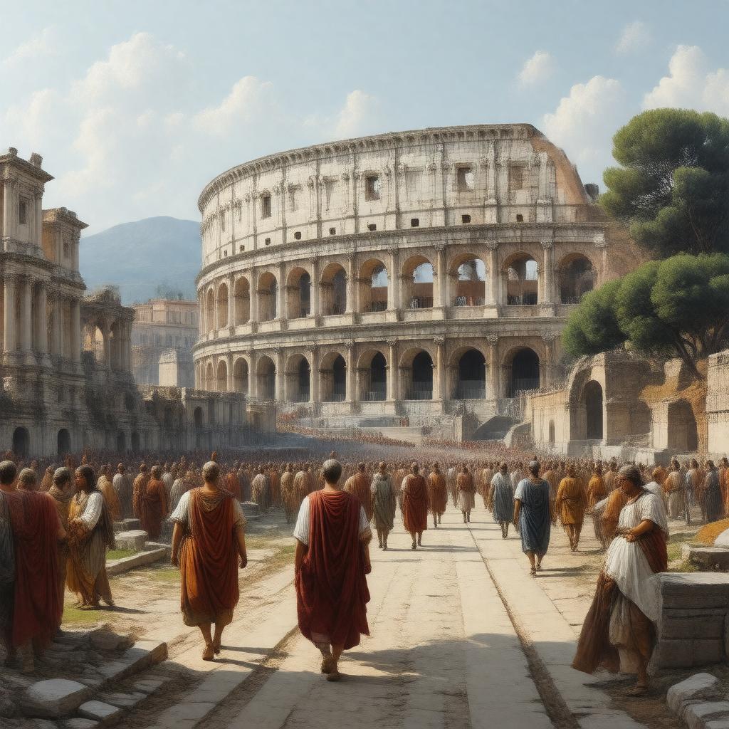 AI-created image of Ancient Rome