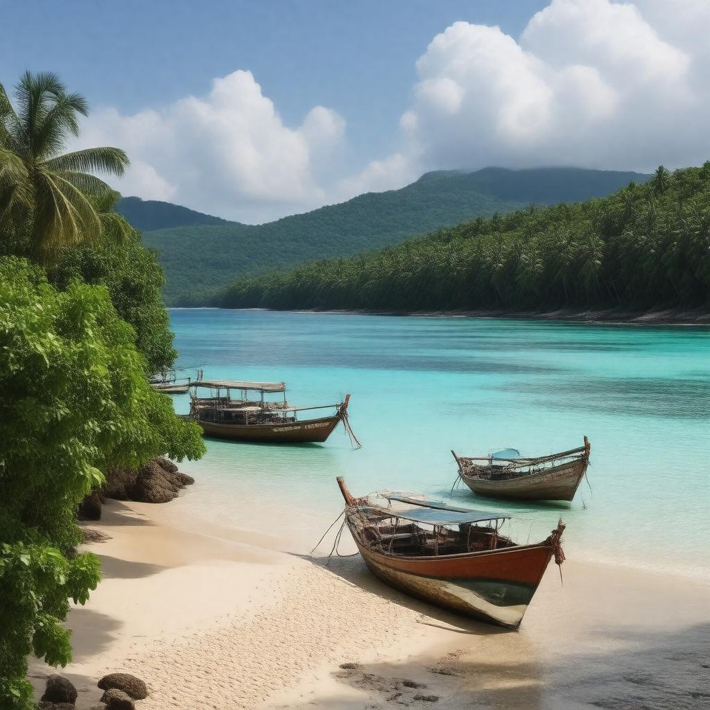 AI-created image of Andaman Islands