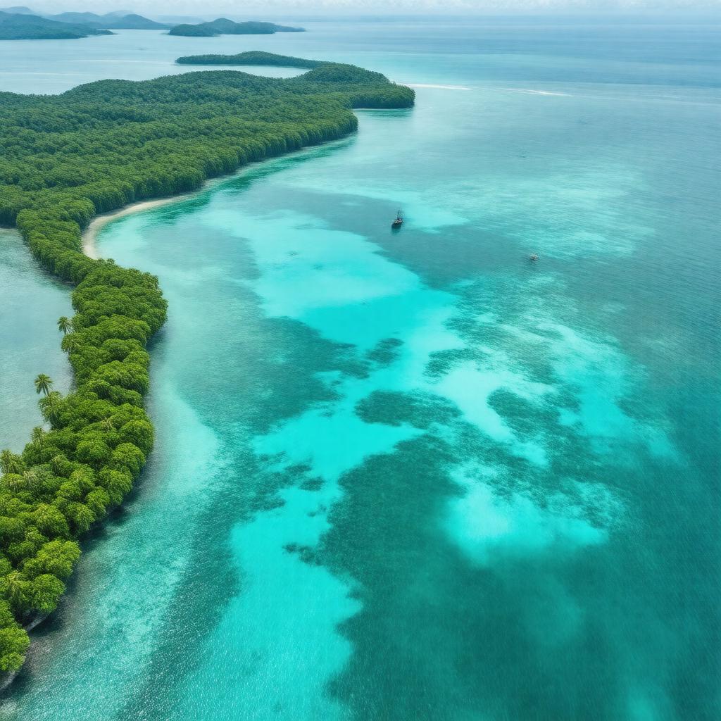 AI-created image of Andaman and Nicobar Islands