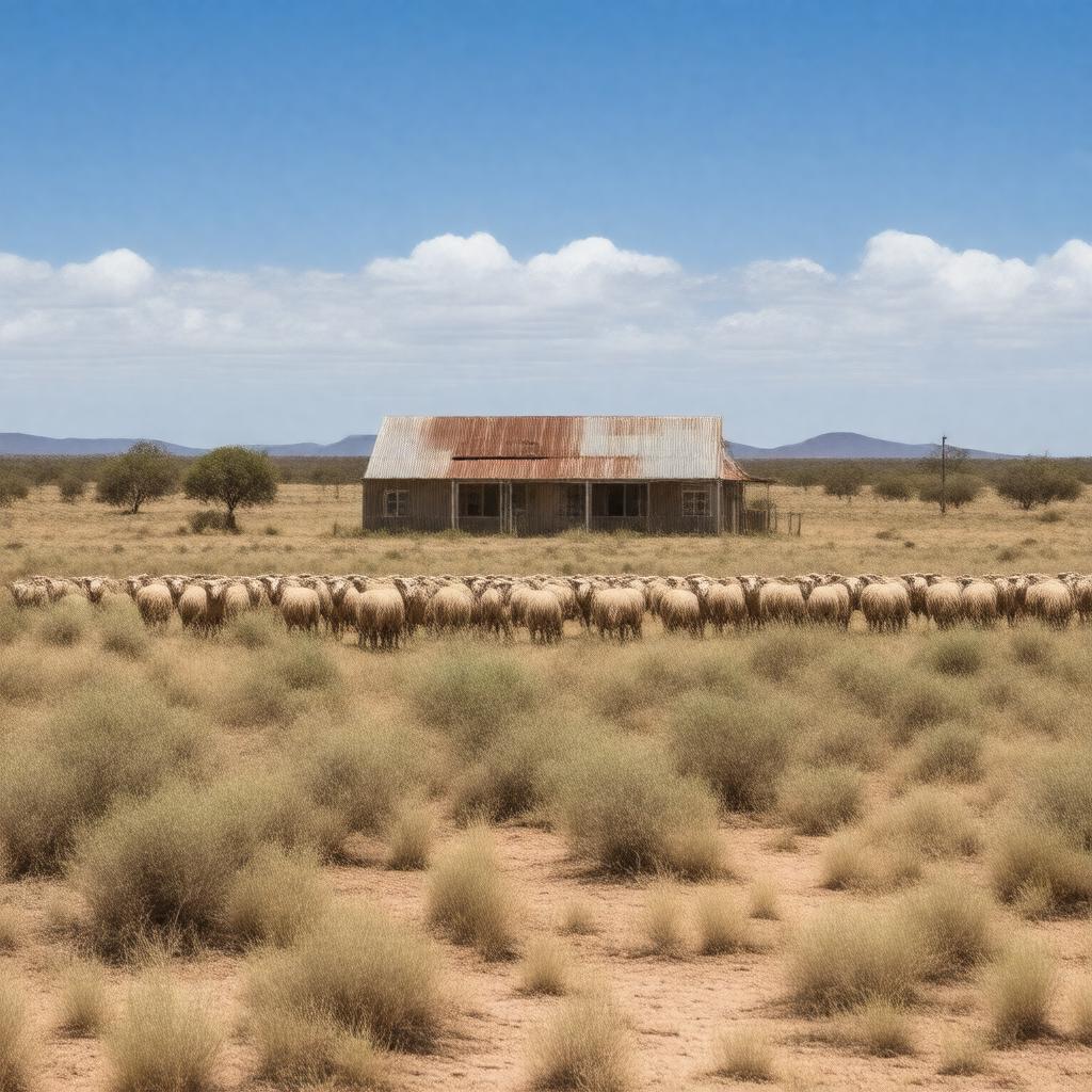 AI-created image of Andamooka Station