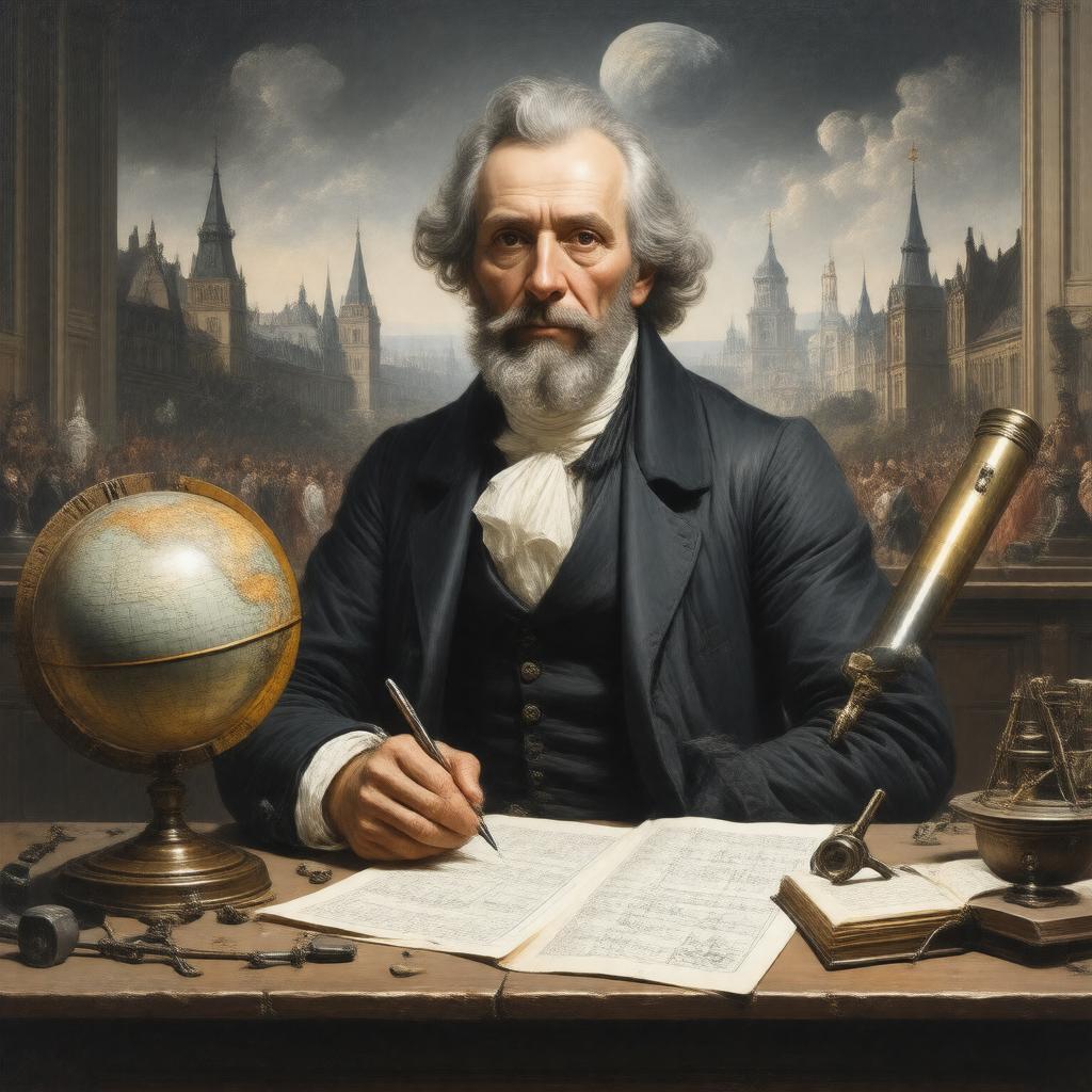 Click to view larger image AI-created image of Anders Johan Lexell