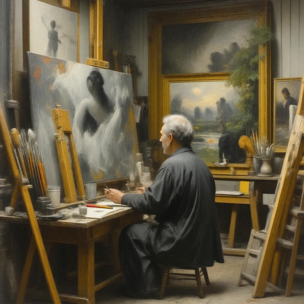 AI-created image of Anders Zorn