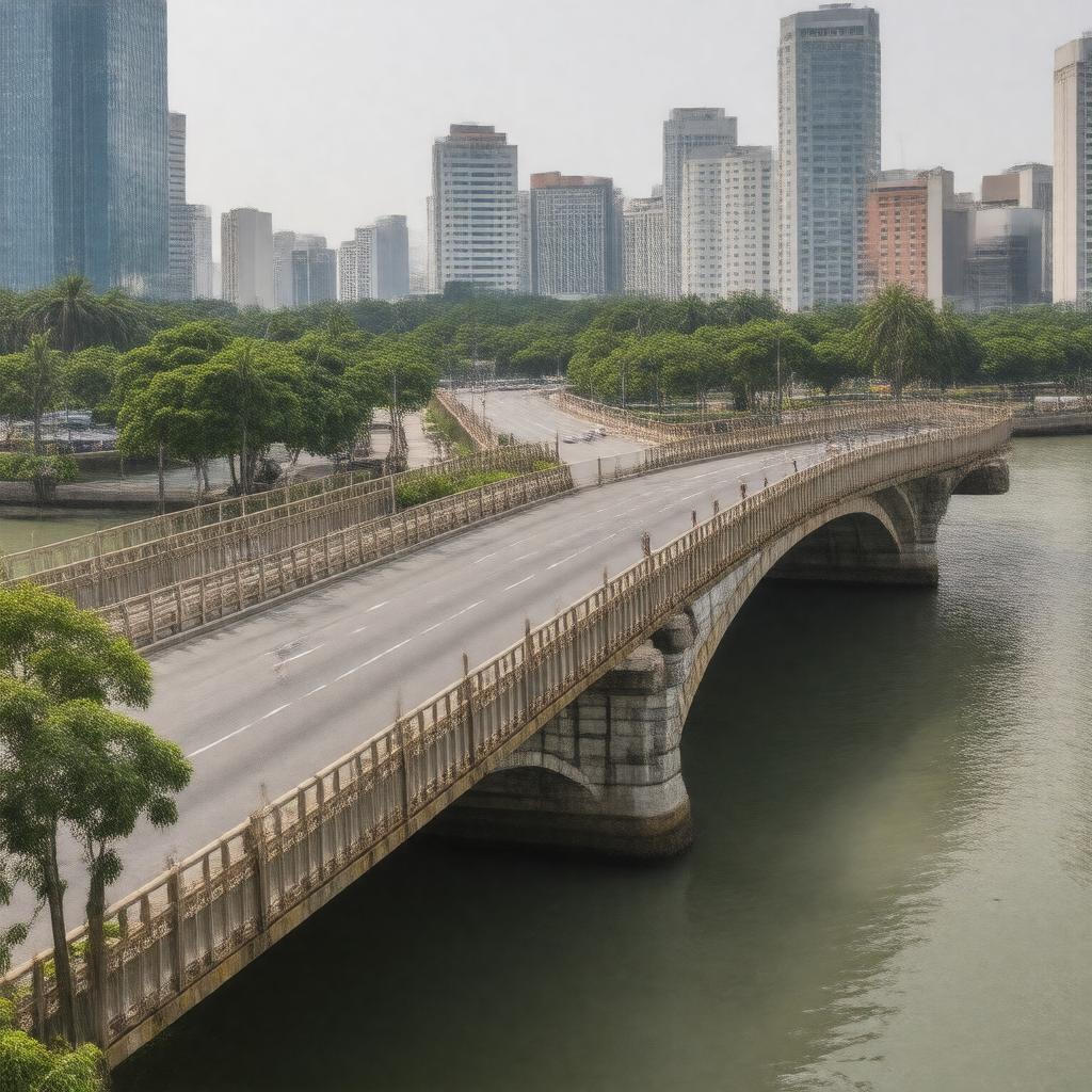 AI-created image of Anderson Bridge