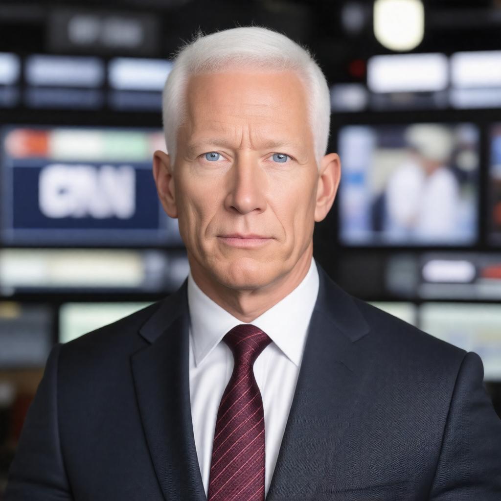 AI-created image of Anderson Cooper