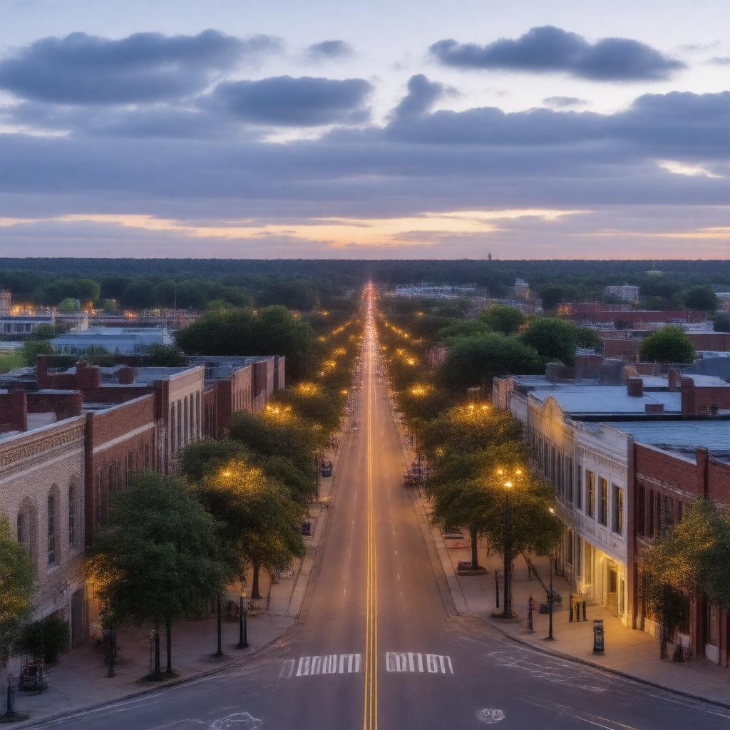 AI-created image of Anderson, South Carolina, USA