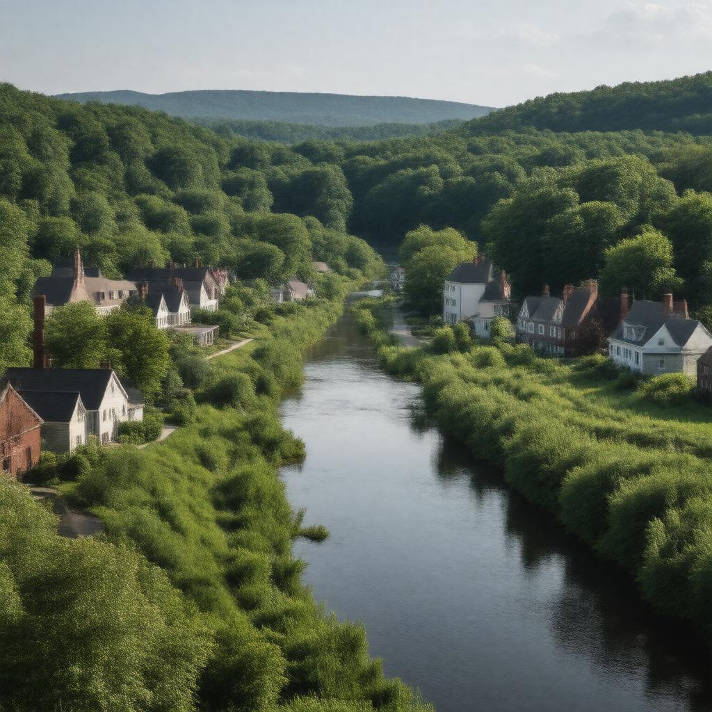 AI-created image of Andover, Massachusetts