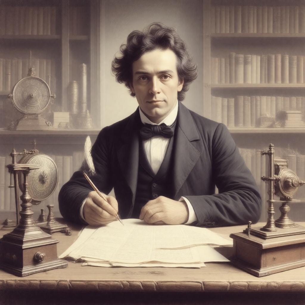 AI-created image of André-Marie Ampère