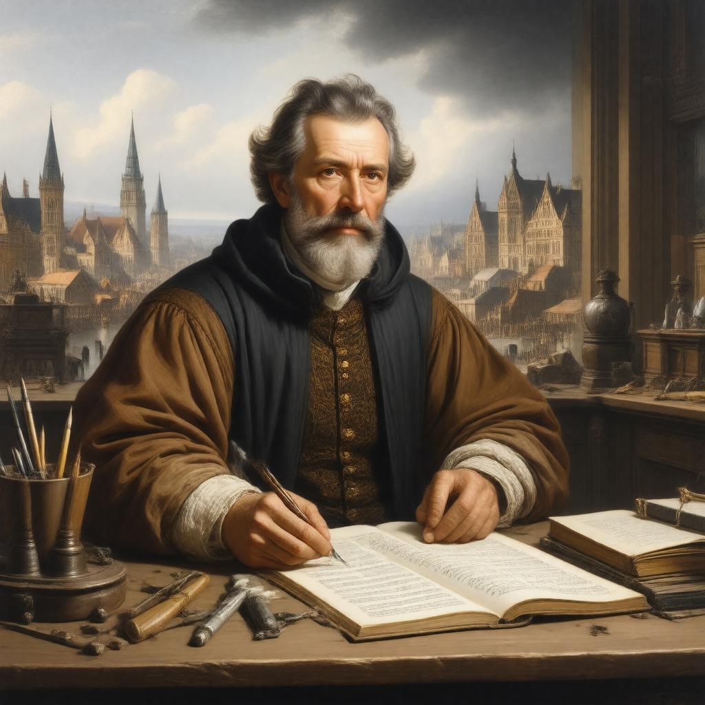 AI-created image of André Tacquet